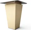 A single furniture leg with a wooden body and a metal top plate, shown against a white background. Produktbild-Vorschau