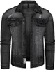 Recea Herren-Jeansjacke Kahorere schwarz L Produktbild-Vorschau 1