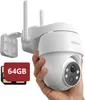 COOAU Caméra de surveillance extérieure 2K batterie avec Voir les images du produit 1