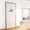 Schriftzug Bitte ANKLOPFEN in SCHWARZ - 25 cm Produktbild-Vorschau 3