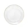 Teller BARREL gemustertes Glas mit Goldrand 15 cm HOMLA Produktbild-Vorschau 1