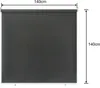 Wolketon Vertikálna markíza 140 x 140 cm Balkónová markíza Náhľad obrázku produktu 2