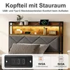 Postel INONEFT 90x200 s LED osvětlením a USB-C porty, Náhled obrázku produktu 4