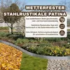 XMTECH 20 m Rasenkante Metall, Wellen Verzinkt Produktbild-Vorschau 5