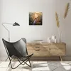 Wanduhr - Quadrat - Glasuhr - Bahn Herbst So - 30x30cm - Produktbild-Vorschau 6