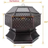Grill ogrodowy HexaGrill XL - 76 cm - Palenisko zewnętrzne Podgląd zdjęcia produktu 5