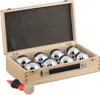 Billes de pétanque Relaxdays, lot de 8 billes en acier avec Voir les images du produit 1