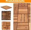 Yakimz Holzfliesen 55x 5m² Akazienholz Terrassenfliesen Produktbild-Vorschau 3