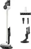 A cordless vacuum cleaner and its accessories are displayed against a white background. Anteprima dell’immagine prodotto