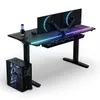 Ultradesk VORTEX - Schwarz - Computertisch mit elektrischer Produktbild-Vorschau 2