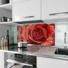 Küchenrückwand Spritzschutz Glas mit Motiv Wassertropfen Produktbild-Vorschau 2