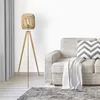 Stehlampe Modern Wohnzimmer Schlafzimmer Rattan Optik Boho Produktbild-Vorschau 3