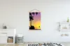 MuchoWow® Textilposter Boot - Segeln - Palme - Nacht Produktbild-Vorschau 2