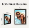 3 Pack Bilderrahmen 20x25, Schwarz Rahmen 20x25, Picture Produktbild-Vorschau 4