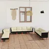 vidaXL Set da salotto da giardino 4 pezzi con cuscini in Anteprima dell’immagine prodotto 14