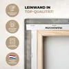 MuchoWow® - Obraz na płótnie - Kwiaty - Rośliny - Szary - Podgląd zdjęcia produktu 3