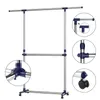 SONGMICS Rollgarderobe Doppelstange aus Edelstahl (101-163) Produktbild-Vorschau 4