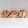 3er Set Snackschale Holz Akazie 10x3cm Rund Design Schale Produktbild-Vorschau 5