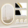 Vrygle Miroir Ovale avec Éclairage : Miroir LED 80x50 cm, Voir les images du produit 11