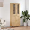 vidaXL Deska wysoka dąb sonoma 69,5x34x180 cm Materiał Podgląd zdjęcia produktu 1