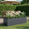 vidaXL Garten-Pflanzgefäß Anthrazit 200 x 80 x 60 cm Produktbild-Vorschau 2