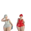 Gilde Figur, Badenixe, "Tante Elli", gepunktet, Kunstharz, Podgląd zdjęcia produktu 7