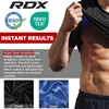 RDX Men's Sauna Shirt Heat Trapping Sweat Suit Waist Produktbild-Vorschau 2
