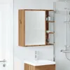 vidaXL Zrcadlová skříňka Artisan dub 62,5x20,5x64 cm Náhled obrázku produktu 2