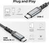 deleyCON 0,15m USB-C auf Micro USB Kabel Kurz (Ladekabel Produktbild-Vorschau 5