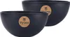 Vyveo – květináč Bolla – sada 2 ks – černý – 30 x 15 Náhled obrázku produktu 1
