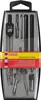 herlitz 8710105 scatola di bussole da 7 pezzi, nero Anteprima dell’immagine prodotto 1