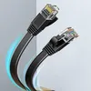 Elfcam - Cavo di rete Ethernet Cat 8 da 30 m, piatto, nero, Anteprima dell’immagine prodotto 4