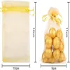 Organza-Beutel mit Kordelzug,Schmuckbeutel Produktbild-Vorschau 4