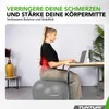 Tunturi Anti Burst Fitnessball mit Pumpe - Yoga-Ball 75 cm Produktbild-Vorschau 6