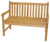 A wooden bench on a white background. Produktbild-Vorschau