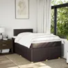 Boxspringbett mit Matratze Dunkelbraun 120x200 cm Stoff Produktbild-Vorschau 3