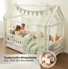ALAVYA HOME Deko-Set für Hausbetten, Khaki, mit Betthimmel, Produktbild-Vorschau 4