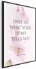 Posterpapier Poster - Do What Your Heart Tells 29.7x42 cm Produktbild-Vorschau 1