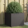 vidaXL Sadzarka czarna 49x47x46 cm stalowa Podgląd zdjęcia produktu 2