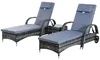 Outsunny zonneluifel, tuinstoel met tafel, 3-delige set, Productafbeelding-voorbeeld 1