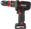 A black and red cordless drill with a white background. Podgląd zdjęcia produktu