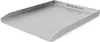 A stainless steel griddle plate on a white background. Anteprima dell’immagine prodotto