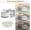 MODFU Ensemble Tables Basses Gigognes - 2 Tables Rondes Voir les images du produit 7