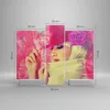 Bild auf Leinwand - Leinwandbild - weiblich Blumen- Blume Produktbild-Vorschau 3