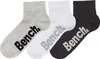 Bench Kurzsocken 3 -teilig schwarz, weiß, grau Größe 43/46 Produktbild-Vorschau 1