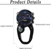 Taschenuhr Mit Karabiner Leuchtende Analog Quarzuhr Uhr Produktbild-Vorschau 4