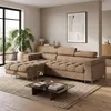 ECKSOFA CLOUD : Canapé d'angle en velours, convertible avec Voir les images du produit 3