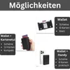 Mini Geldbörse Smart Wallet mit RFID Schutz, für 13 Karten Produktbild-Vorschau 10