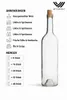Weinflasche 750 ml Bordeaux 48 Stück, Weiß Weinflasche mit Produktbild-Vorschau 7
