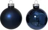 Christbaumkugeln Night Blue dunkelblau 5 x glänzend & 5 x Produktbild-Vorschau 4